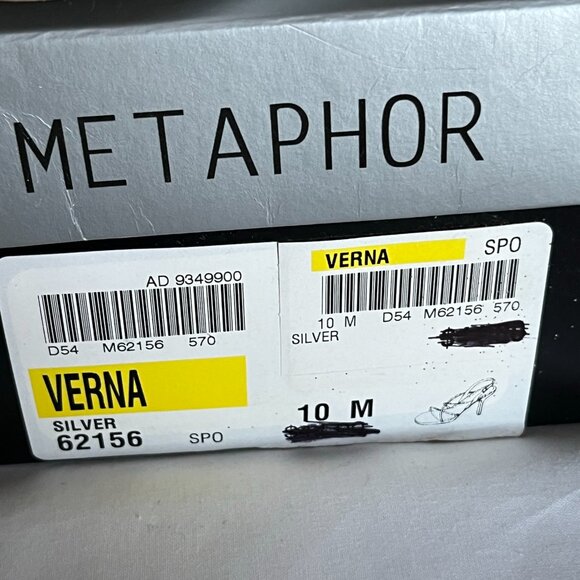 Beautiful silver Metaphor sandals - 10M - Verna - Picture 8 of 9